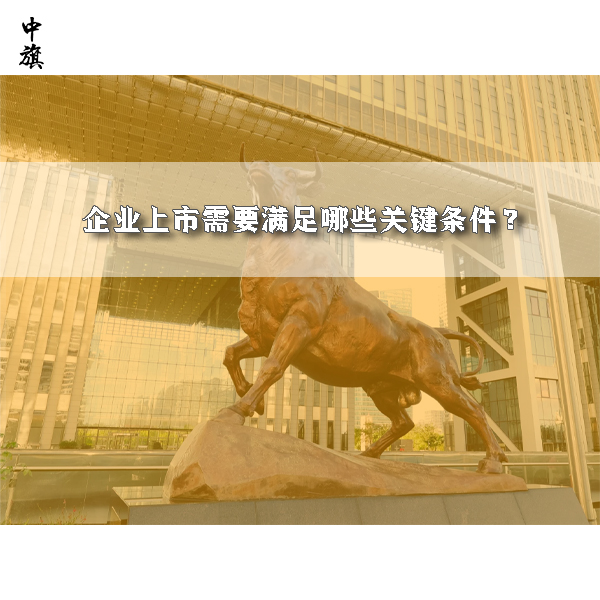 企業(yè)上市需要滿足哪些關鍵條件？