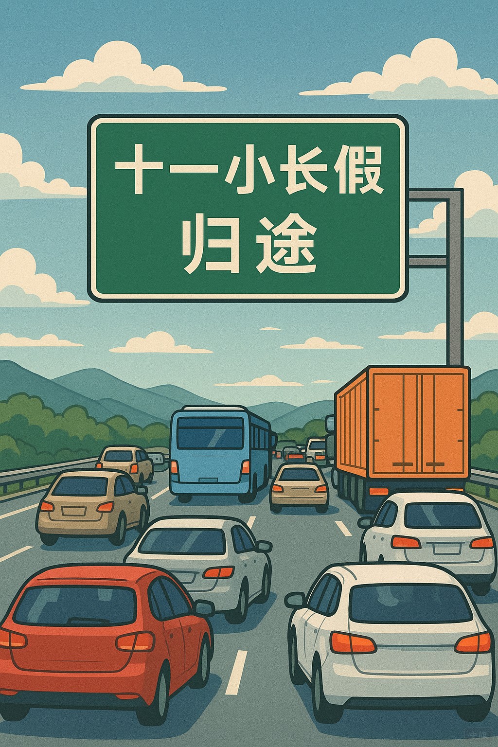 十一小長(zhǎng)假歸途